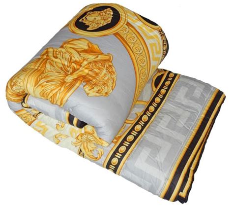 grey versace bedding.